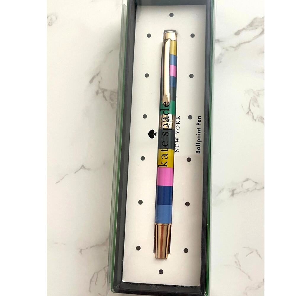 Kate Spade Choose One Ballpoint Pen, signature polka-dot gift box. NWT - Picture 4 of 5